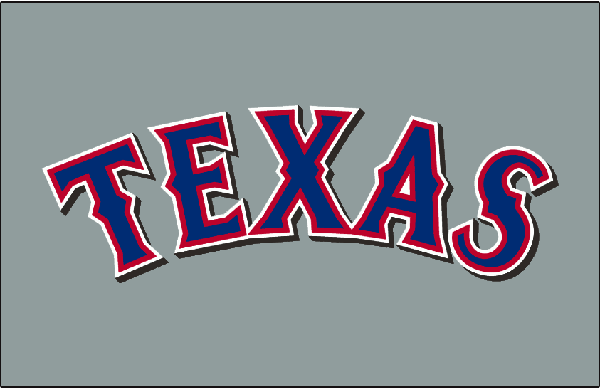 Texas Rangers 2001-2013 Jersey Logo iron on heat transfer
